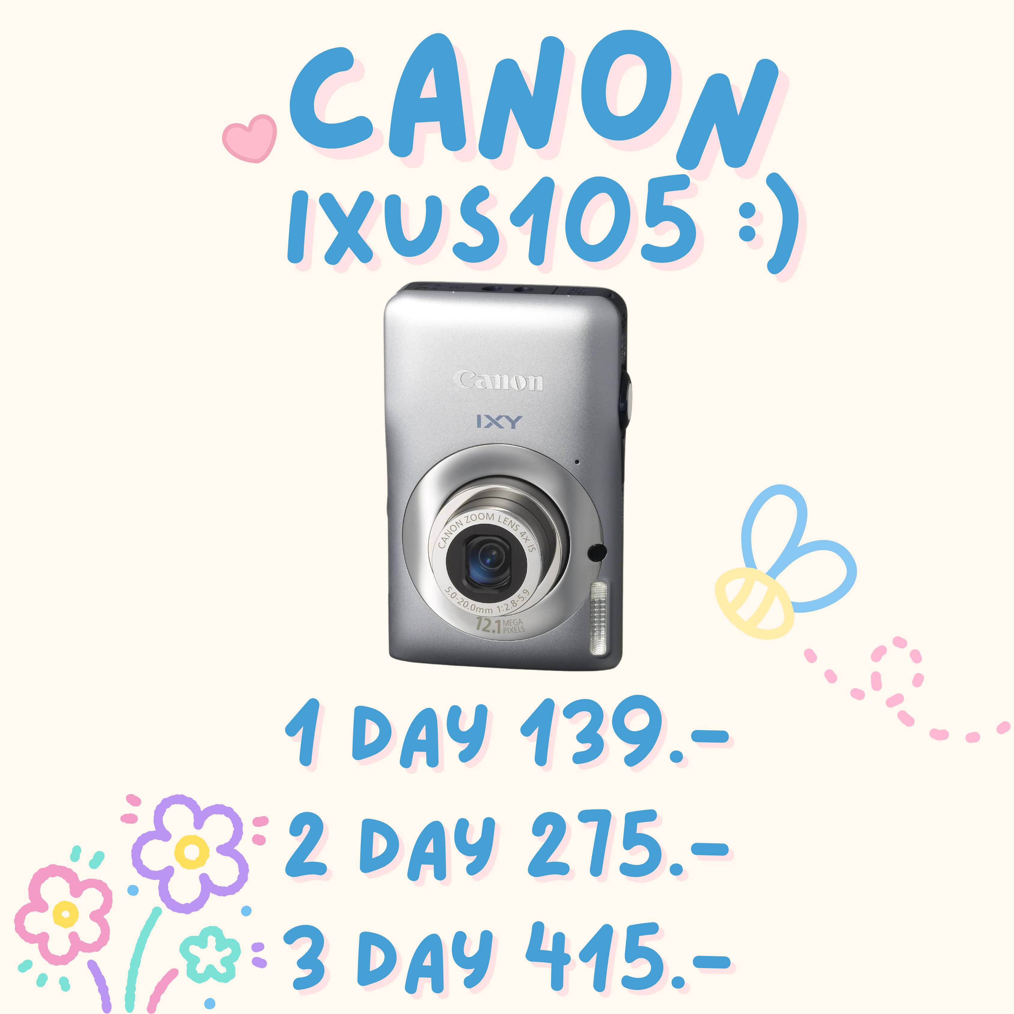 Canon IXUS105IS / 200F